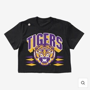 Retro LSU Crop Top